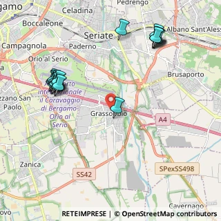 Mappa Vicolo Chiese, 24050 Grassobbio BG, Italia (2.4285)