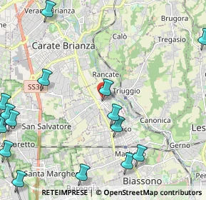 Mappa Via Giuseppe Verdi, 20847 Albiate MB, Italia (3.1825)