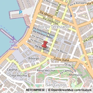 Mappa Via Roma, 3, 34121 Trieste, Trieste (Friuli-Venezia Giulia)