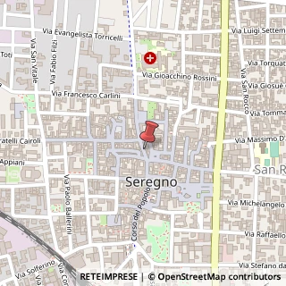 Mappa Via Vincenzo da Seregno, 16, 20831 Seregno, Monza e Brianza (Lombardia)