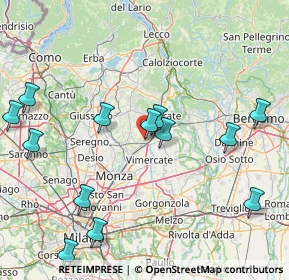 Mappa Via Vittorio Emanuele II, 20865 Usmate Velate MB, Italia (18.94077)