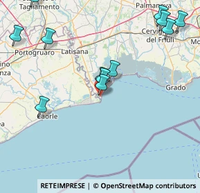 Mappa Via delle Nazioni, 33054 Lignano Sabbiadoro UD, Italia (19.17917)