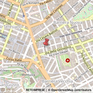 Mappa Via Francesco Crispi, 7, 34125 Trieste, Trieste (Friuli-Venezia Giulia)