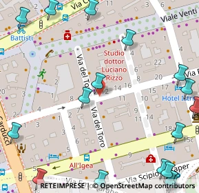 Mappa Via S. Zaccaria, 34125 Trieste TS, Italia (0.108)