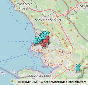 Mappa Via del Toro, 34125 Trieste TS, Italia (1.33909)