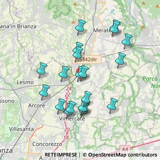Mappa Via Brianza, 20866 Carnate MB, Italia (3.7285)