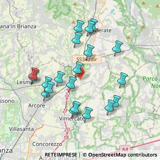 Mappa Via Brianza, 20866 Carnate MB, Italia (3.9625)