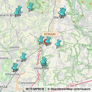 Mappa Via Brianza, 20866 Carnate MB, Italia (5.21286)
