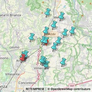 Mappa Via Brianza, 20866 Carnate MB, Italia (3.772)