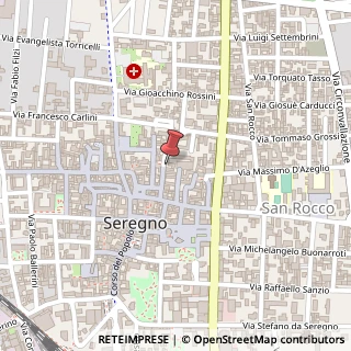Mappa Via Santino de Nova, 38, 20831 Seregno, Monza e Brianza (Lombardia)