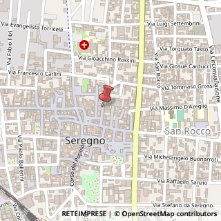 Mappa Via Santino de Nova, 20, 20831 Seregno, Monza e Brianza (Lombardia)