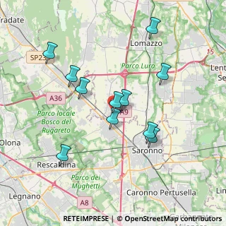 Mappa Via Bernardino Caimi, 22078 Turate CO, Italia (3.46636)