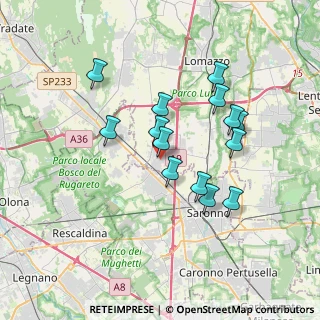 Mappa Via Bernardino Caimi, 22078 Turate CO, Italia (3.14357)