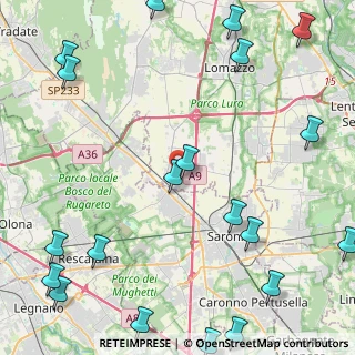 Mappa Via Bernardino Caimi, 22078 Turate CO, Italia (6.624)