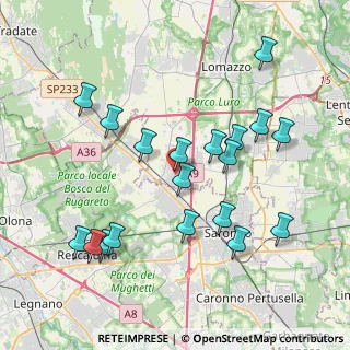 Mappa Via Bernardino Caimi, 22078 Turate CO, Italia (4.03579)