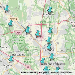 Mappa Via Bernardino Caimi, 22078 Turate CO, Italia (5.86824)