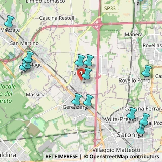 Mappa Via Bernardino Caimi, 22078 Turate CO, Italia (2.888)