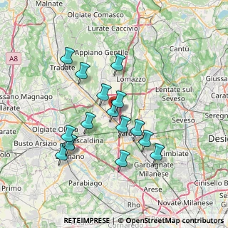 Mappa Via Bernardino Caimi, 22078 Turate CO, Italia (6.65063)