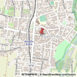 Mappa Via Piave, 21, 22070 Rovello Porro, Como (Lombardia)