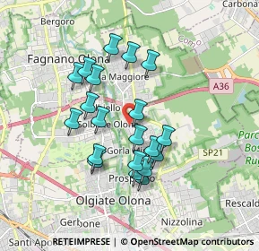 Mappa Via G. Garibaldi, 21055 Gorla Minore VA, Italia (1.5275)