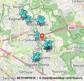 Mappa Via G. Garibaldi, 21055 Gorla Minore VA, Italia (1.64625)
