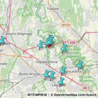 Mappa Via G. Garibaldi, 21055 Gorla Minore VA, Italia (3.70417)