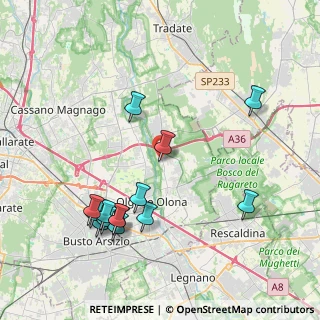 Mappa Via G. Garibaldi, 21055 Gorla Minore VA, Italia (4.37357)