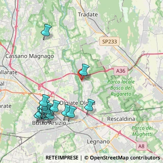 Mappa Via G. Garibaldi, 21055 Gorla Minore VA, Italia (5.02)