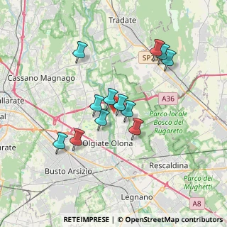 Mappa Via G. Garibaldi, 21055 Gorla Minore VA, Italia (3.06417)