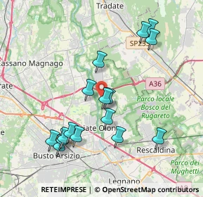 Mappa Via G. Garibaldi, 21055 Gorla Minore VA, Italia (3.93125)