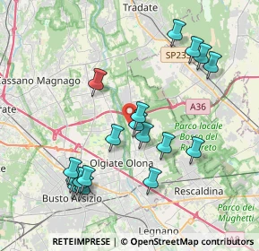 Mappa Via G. Garibaldi, 21055 Gorla Minore VA, Italia (3.98833)