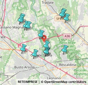 Mappa Via G. Garibaldi, 21055 Gorla Minore VA, Italia (3.77929)