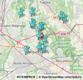 Mappa Via G. Garibaldi, 21055 Gorla Minore VA, Italia (3.07231)