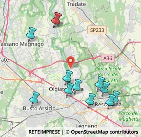 Mappa Via G. Garibaldi, 21055 Gorla Minore VA, Italia (4.55667)