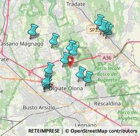 Mappa Via G. Garibaldi, 21055 Gorla Minore VA, Italia (3.46563)