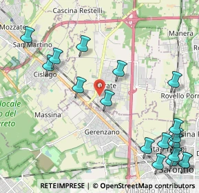 Mappa Via A. Manzoni, 22078 Turate CO, Italia (2.87444)