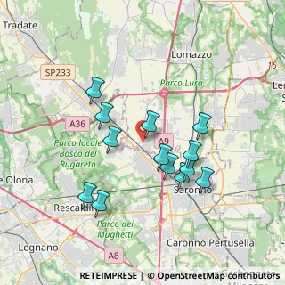 Mappa Via A. Manzoni, 22078 Turate CO, Italia (3.28692)