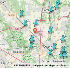 Mappa Via A. Manzoni, 22078 Turate CO, Italia (5.26412)