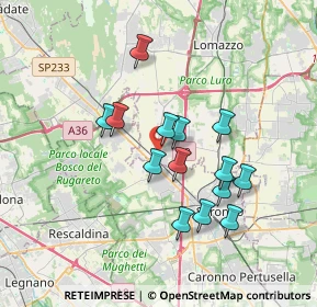 Mappa Via A. Manzoni, 22078 Turate CO, Italia (3.03857)