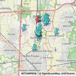 Mappa Piazza Alessandro Porro, 22070 Rovello Porro CO, Italia (1.283)