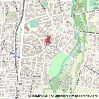 Mappa Piazza Alessandro Porro, 17A, 22070 Rovello Porro, Como (Lombardia)