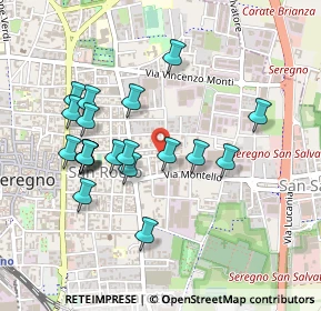 Mappa Via Sicilia, 20831 Seregno MB, Italia (0.4415)