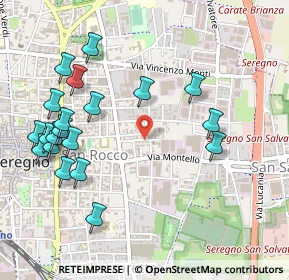 Mappa Via Sicilia, 20831 Seregno MB, Italia (0.574)