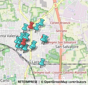 Mappa Via Sicilia, 20831 Seregno MB, Italia (0.8555)