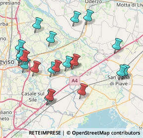 Mappa Via Emilia, 31050 Monastier di Treviso TV, Italia (8.4855)