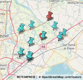 Mappa Via Emilia, 31050 Monastier di Treviso TV, Italia (7.002)