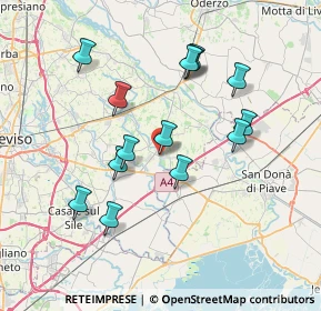 Mappa Via Emilia, 31050 Monastier di Treviso TV, Italia (6.85357)