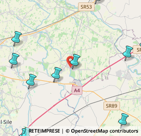 Mappa Via Emilia, 31050 Monastier di Treviso TV, Italia (6.74)