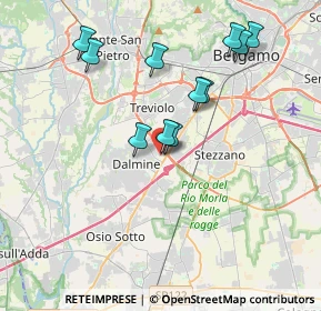 Mappa Via Agostino Richelmi, 24044 Dalmine BG, Italia (3.58818)
