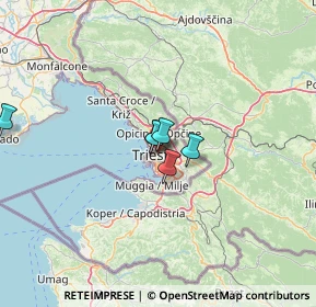 Mappa Via Ginnastica, 34142 Trieste TS, Italia (33.37857)